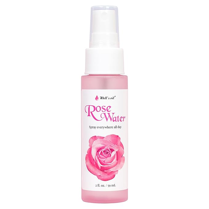 Well's Oil Rosewater Face & Hair Mist Spray | Floral Rosewater Hydrosol | - Image 8
