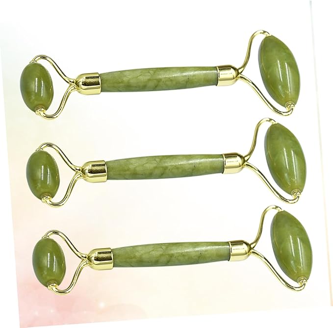 NOLITOY 3pcs Jade Roller Facial Massage Tool Portable Skin Care - Image 5