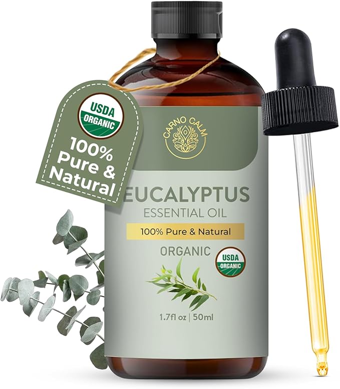 Eucalyptus Essential Oil | USDA Certified Organic Eucalyptus Oil | Ideal - Image 2
