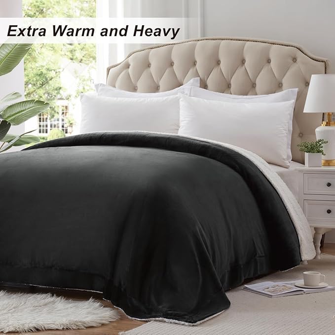 KAWAHOME Sherpa Fleece King Size Blanket - Image 5