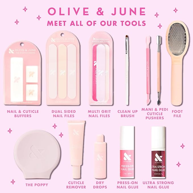 Olive & June Manicure Cuticle Pusher | Dual-Ended Tool - Image 5