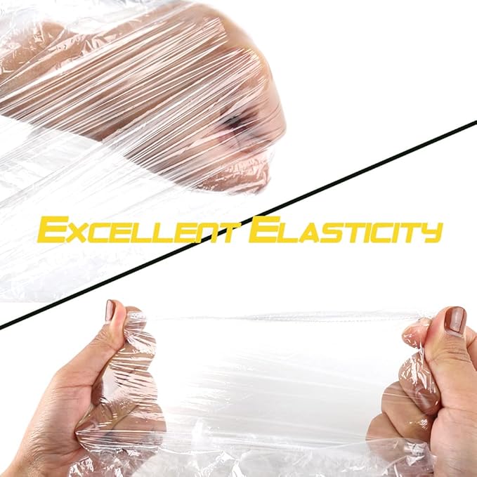 Shower Cap 30 Pcs Disposable Plastic Bath Cap Waterproof Spa Shower Cap XLarge - Image 6