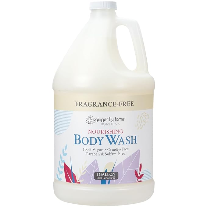Ginger Lily Farms Botanicals Nourishing Body Wash, 100% Vegan & Cruelty-Free - Image 2