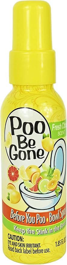 Set of Poo Be Gone Toilet Spray 1.85oz by Unknown