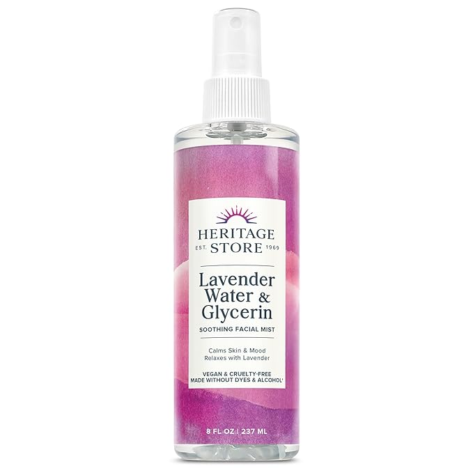 HERITAGE STORE Lavender Flower Water & Glycerine Benefits Skin, Hair & More by HERITAGESTORE
