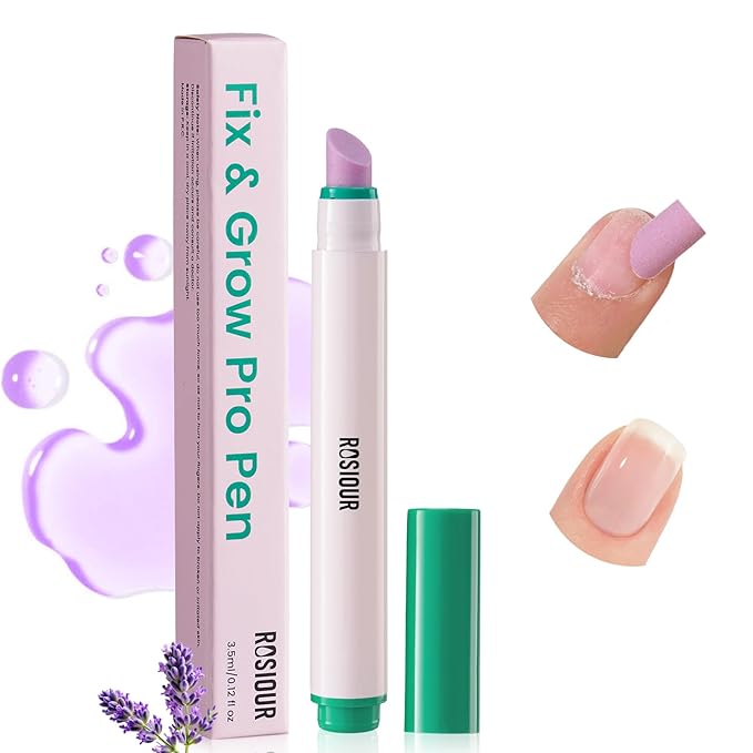 Ceramic Cuticle Oil Pusher Pen -3 in 1 Cuticle Remover Pen by Rosiour