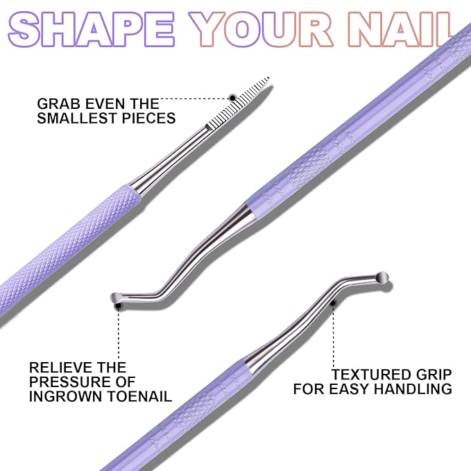 Teenitor Upgraded Ingrown Toenail File and Lifters, Pedicure Tools - Image 5