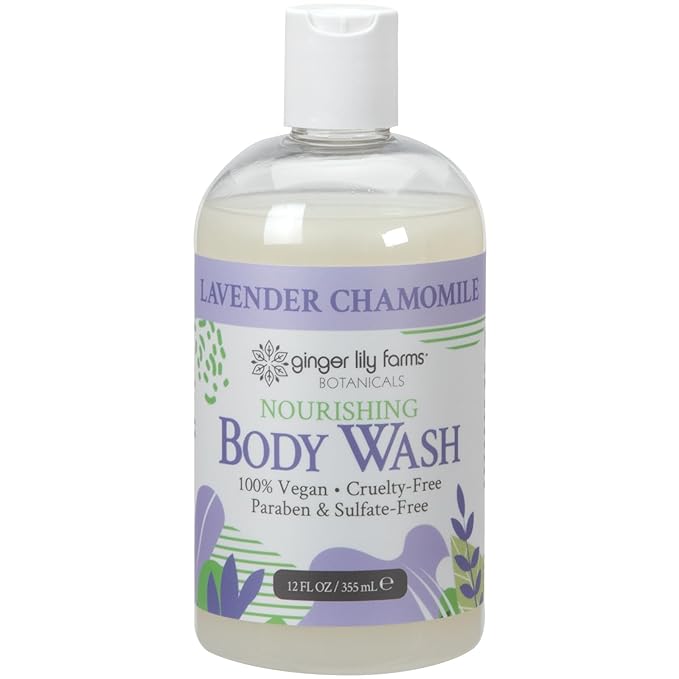 Ginger Lily Farms Botanicals Nourishing Body Wash, 100% Vegan & Cruelty-Free - Image 2