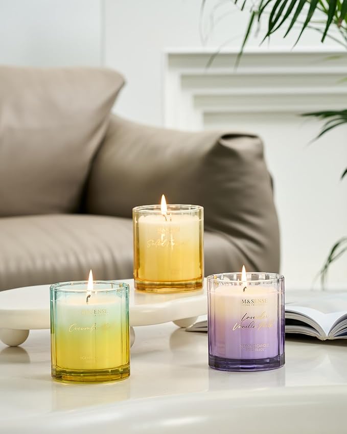 M&SENSE Cucumber Melon Scented Candle - Image 6