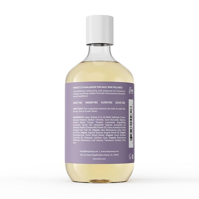 Deep Steep Lavender Chamomile Bubble Bath - Image 2