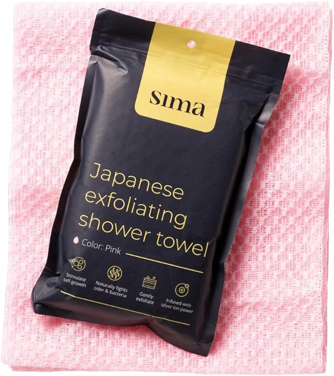 Sima Brand Exfoliating Washcloth Face & Body Scrub Towel - Image 8