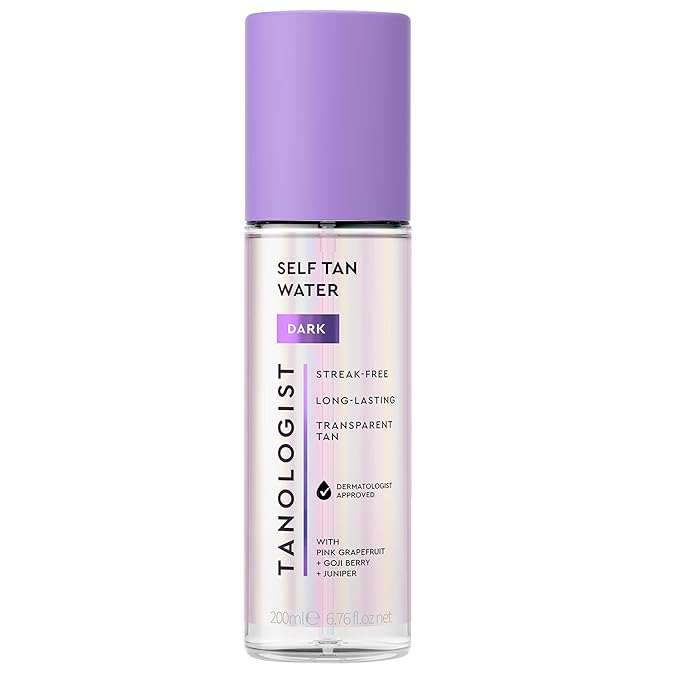 Tanologist Dark Self Tan Water, Streak-Free Tanning Mist, Natural Bronze by Tanologist