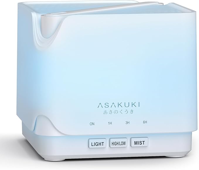 ASAKUKI Essential Oil Diffuser for Home, Large 700 ml Humidifier by ASAKUKI