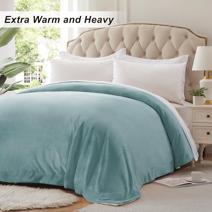 KAWAHOME Sherpa Fleece King Size Blanket - Image 5