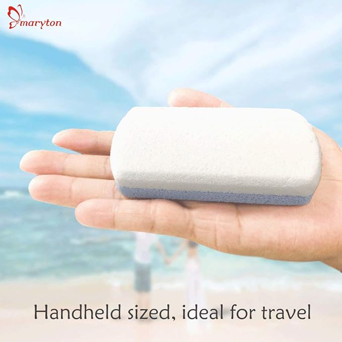 Maryton Glass Pumice Stone for Feet, Callus Remover and Foot Scrubber & - Image 5
