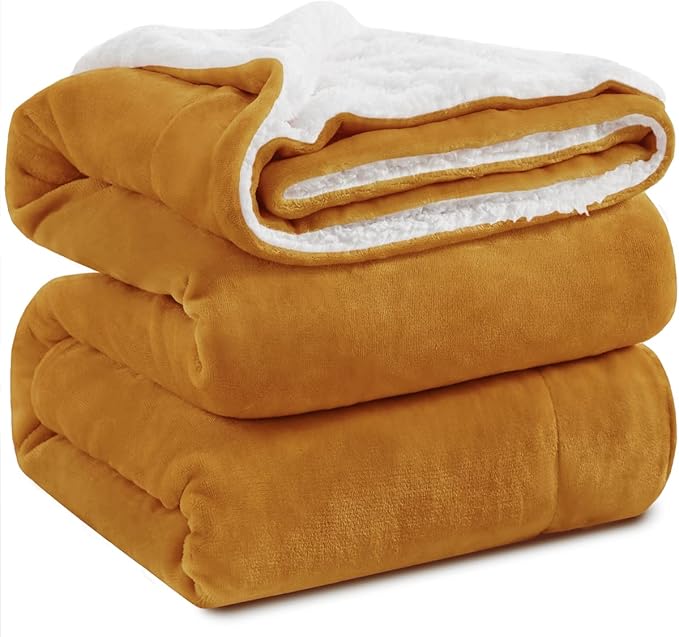 KAWAHOME Sherpa Fleece Queen Size Blanket by KAWAHOME
