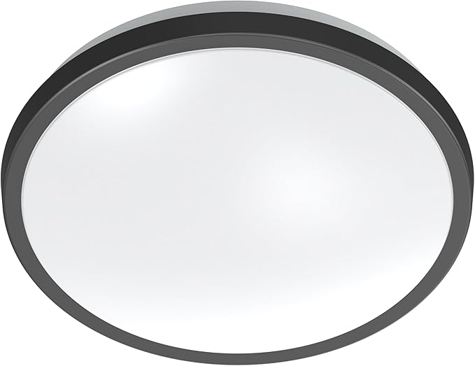 DYMOND 10" Matte Black LED Ceiling Light Flush Mount Lighting Fixture Dimmable - Image 6
