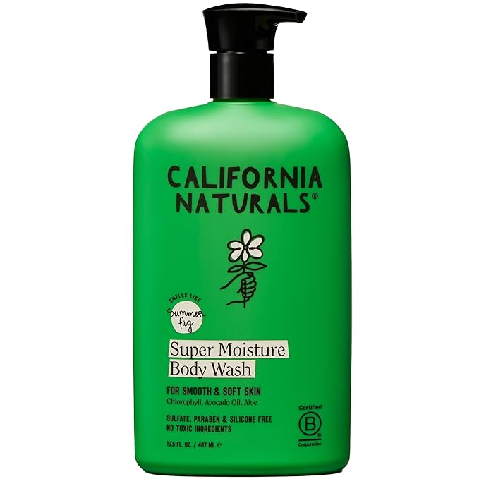 California Naturals Super Moisture Body Wash, Gentle Shower Gel Cleanser by CaliforniaNaturals
