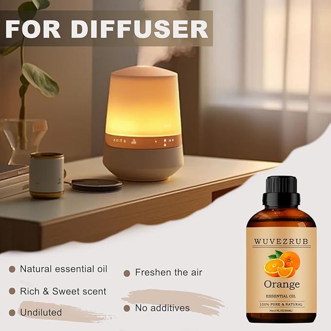 Orange Essential Oils, 60ML Pure and Natural Essential Oil - Image 5