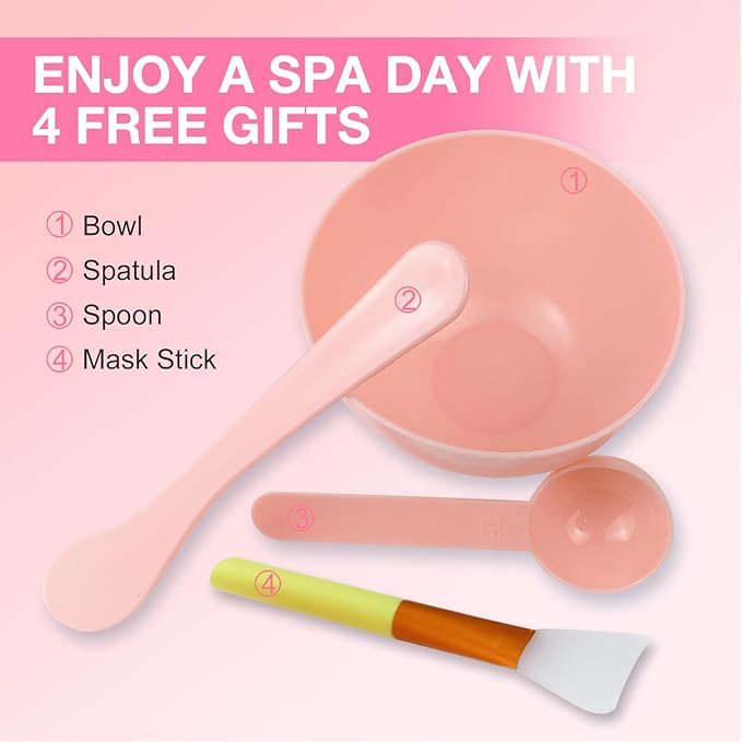 Jelly Mask for Facials Professional, Hydrating & Moisturizing Peel-Off Natural - Image 7
