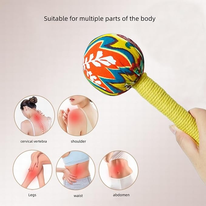 Mugwort Massage Hammer, Massage Tools Back, Shoulder & Body - Image 2