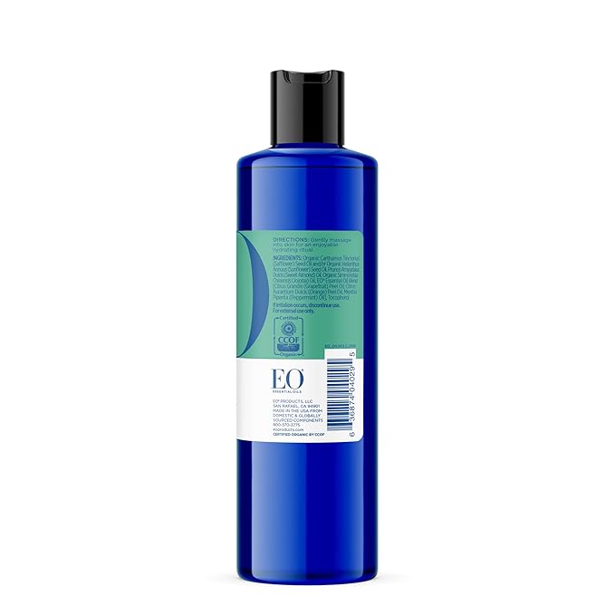 EO Body Oil Grapefruit Mint 8 oz Pack of 1, Nourishes Skin, Contains Vitamin E - Image 3
