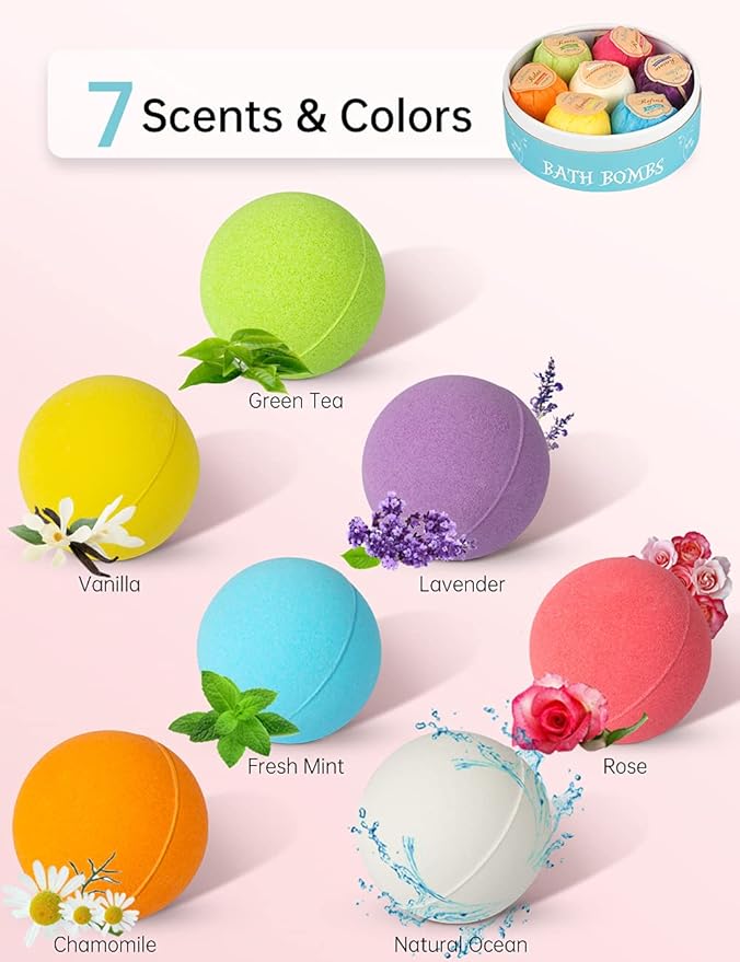 Aofmee Bath Bombs, 14 Bath Bombs - Image 3