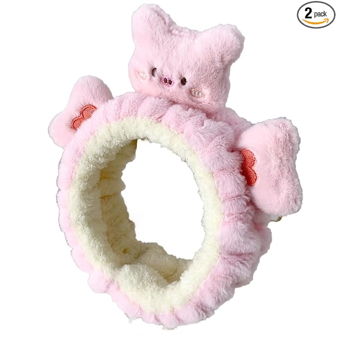 PERFECTSIGHT 2 Pack Cute Animal Headbands by PERFECTSIGHT