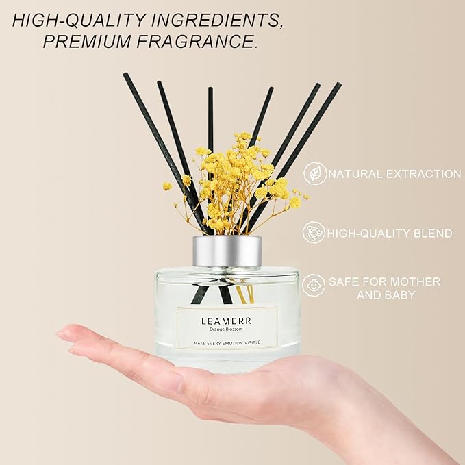 Reed Diffuser Set, 7 fl oz, Home Fragrance Reed Diffuser - Image 6