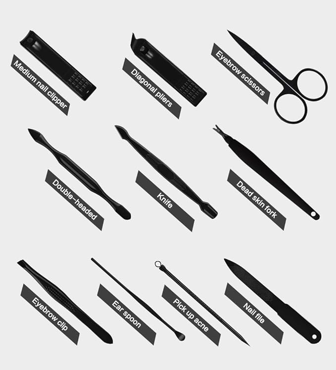 Nail Clippers Sets High Precisio Stainless Steel Nail Cutter Pedicure Kit Nail - Image 3