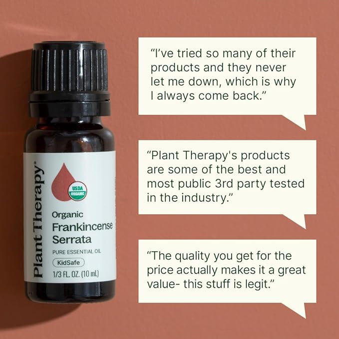 Plant Therapy Organic Frankincense Serrata Essential Oil 100% Pure, USDA - Image 4