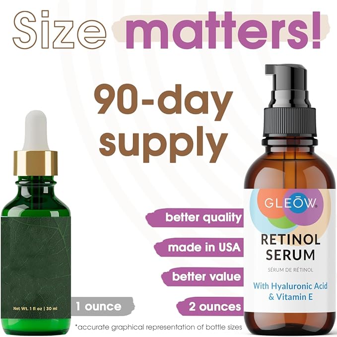 GLEOW Retinol Serum for Face - Image 2