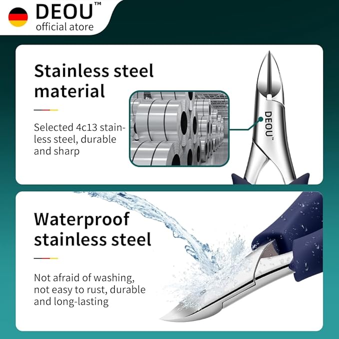 DEOU Podiatrist Toenail Clippers Ingrown Toenail Tools - Image 4