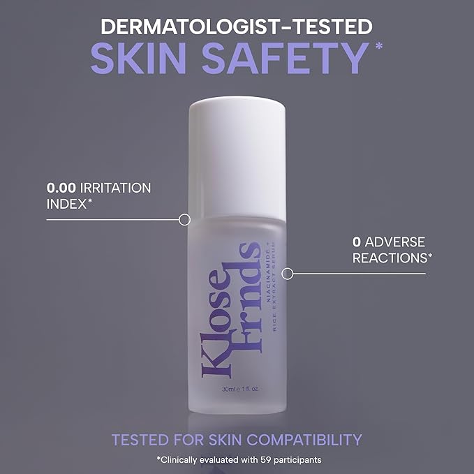 Niacinamide & Rice Extract Facial Serum – Hydrating Glow Face Serum - Image 3