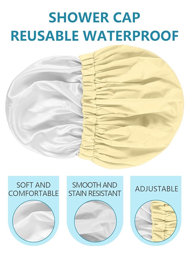 Years calm Reusable Waterproof Shower Caps - Image 2