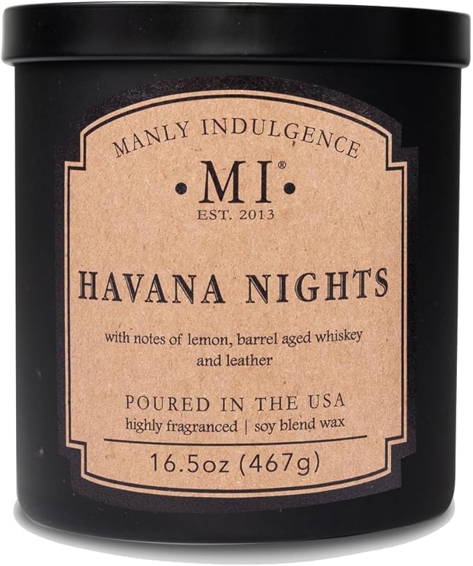 Manly Indulgence Havana Nights Scented Candles by ManlyIndulgence