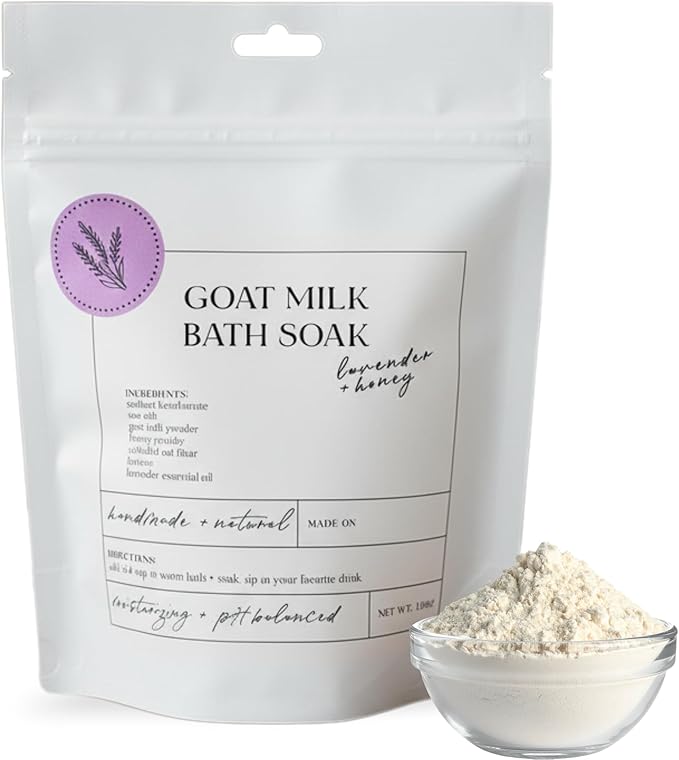 Goat Milk Bath Soak with Colloidal Oatmeal & Honey by Unknown