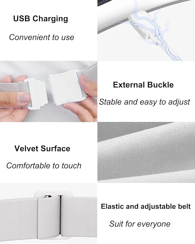 Electric Heating Pad, Portable Cordless Menstrual Heating Pad - Image 7
