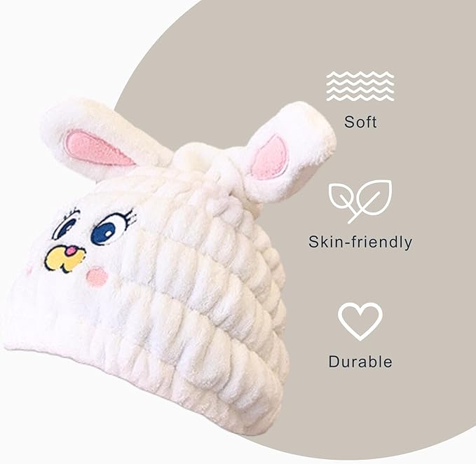 Microfiber Hair Towel Wrap for Kids, Absorbent Quick Girls Boys Hair Drying - Image 4