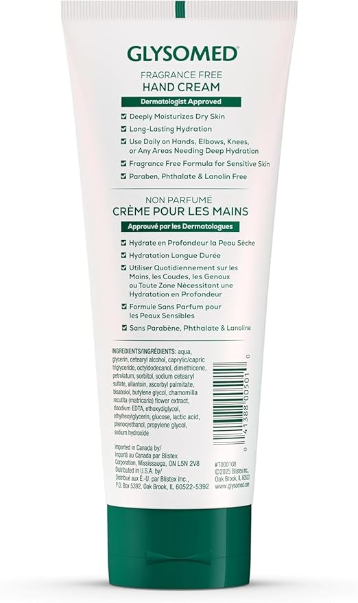 Glysomed Hand Cream 1.7 Oz Purse Travel Size Fragrance Free - Image 2