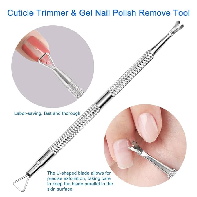 Professional Cuticle Nippers Set, Stainless Steel Manicure Kit - Image 3