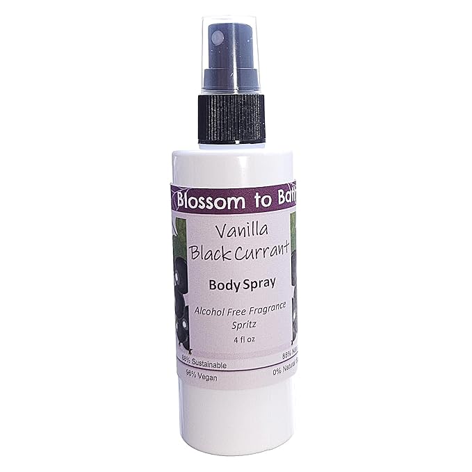 Blossom to Bath Vanilla Black Currant Body Spray by BlossomtoBath