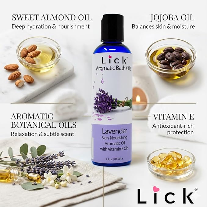 Lick Lavender Aromatic Bath Oil - Image 6