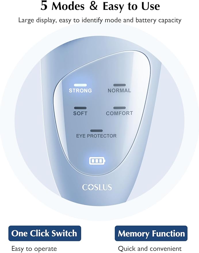 COSLUS JMY05 Facial Cleansing Brush Silicone Face Scrubber: IPX7 Waterproof - Image 5