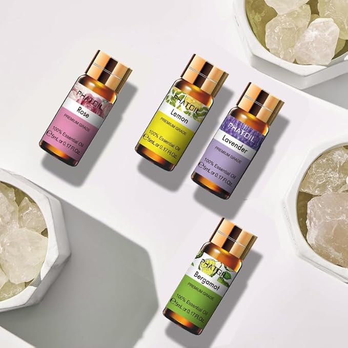 PHATOIL Essential Oils Gift Set 15 x 5ml, Pure Essential Oil Aromatherapy Oil - Image 7