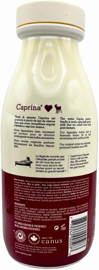 Caprina by Canus Fresh Goats Foaming Milk Body Bath, Original 27.1 oz - Image 2