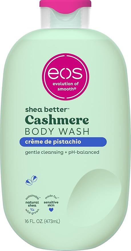 eos Cashmere Body Wash – Crème de Pistachio, Moisturizing Body Wash, Creamy Gel by eosproducts