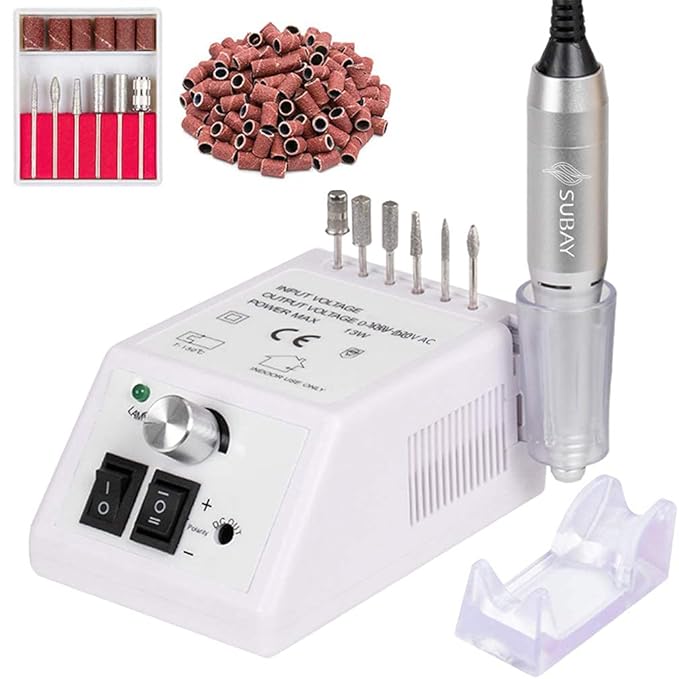 SUBAY Professional Finger Toe Nail Care Electric Nail Drill Machine Manicure by SubayDirect