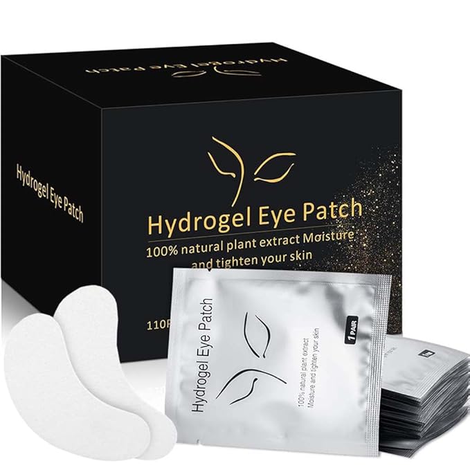 Ocim 100 Pairs Under Eye Pads Lash Extensions, Hydrogel Gel Eye Patches by Ocim
