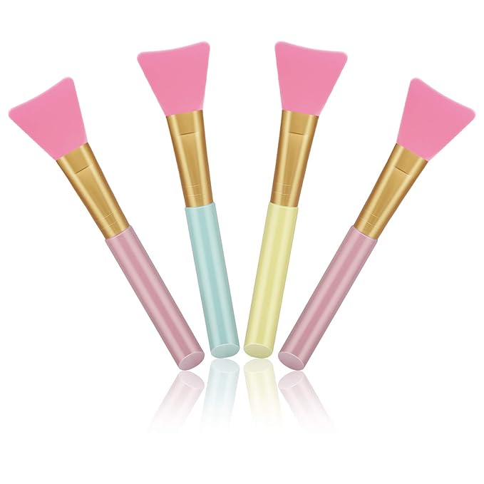 Cuttte 4pcs Silicone Face Mask Applicators, Flexible Facial Mud Masks Applicator by Cuttte